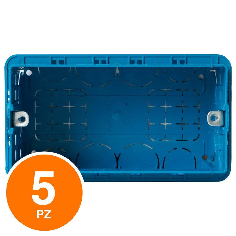 Scatola da Incasso a 4 Posti Rettangolare IP40 Ecova