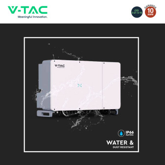 VT-6607100 Inverter 100kW Trifase IP66 Pannelli Solari V-Tac
