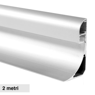 VT-8208 Profilo Angolare in Alluminio da 2m per Strisce LED V-Tac