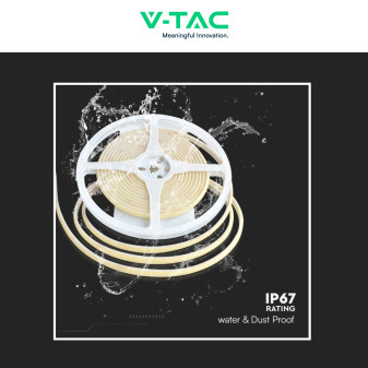 V-Tac VT-COB 320 Striscia LED COB Flessibile 50W 320 LED/m 5m 24V IP67