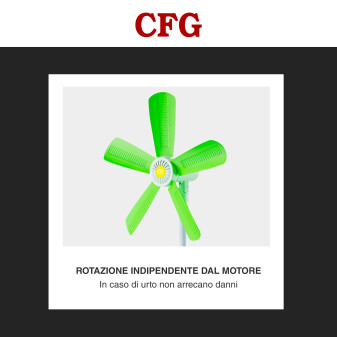 Margarita XL Stand Ventilatore Piantana 12W Magnetico