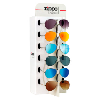 Zippo Espositore da Banco con 9 Occhiali da Sole Lenti Colorate OBP-9A
