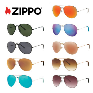 Zippo Espositore da Banco con 9 Occhiali da Sole Lenti Colorate OBP-9A