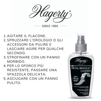 Hagerty Metal Bracelet Cleaner Detergente Spray Orologi 125ml