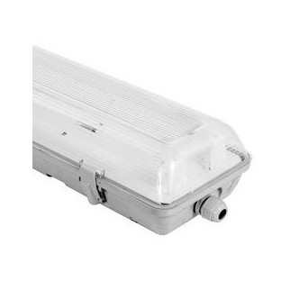 Life Plafoniera Doppia Impermeabile per 2 Tubi LED T8 da 120cm - mod.