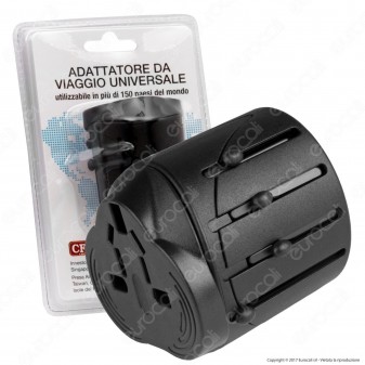 CFG Adattatore da Viaggio Universale - Utilizzabile in più di 150
