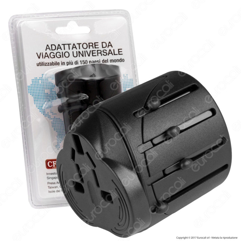 CFG Adattatore da Viaggio Universale - Utilizzabile in più di 150