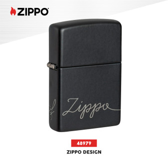 Accendino Zippo mod. 48979 Zippo Corsivo Design Ricaricabile