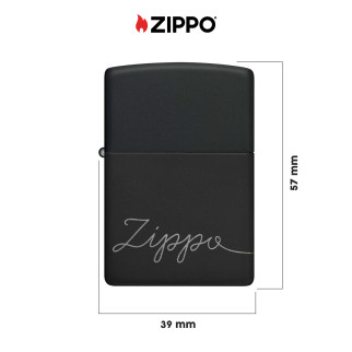Accendino Zippo mod. 48979 Zippo Corsivo Design Ricaricabile