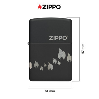 Accendino Zippo mod. 48980 Zippo Fiamma Design Ricaricabile