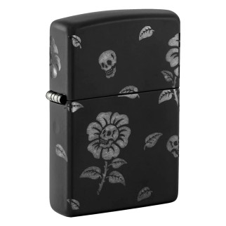 Accendino Zippo mod. 48931 Zippo Flower Skulls Design Ricaricabile