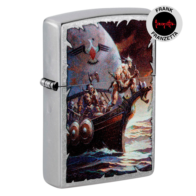 Accendino Zippo mod. 48953 Frank Frazetta Kane Golden Sea Antivento