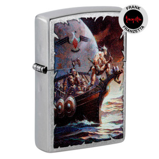 Accendino Zippo mod. 48953 Frank Frazetta Kane Golden Sea Antivento
