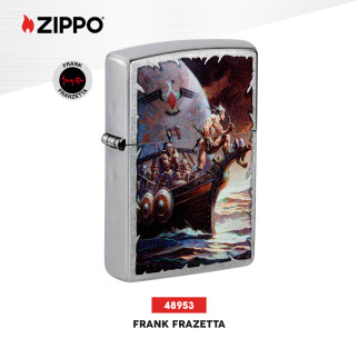 Accendino Zippo mod. 48953 Frank Frazetta Kane Golden Sea Antivento