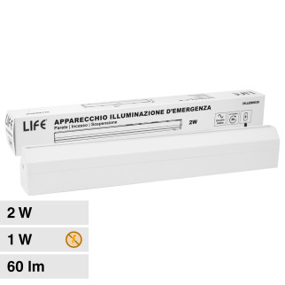 Life Lampada LED Uscita Emergenza SE+SA Self Test mod.39.LED0630