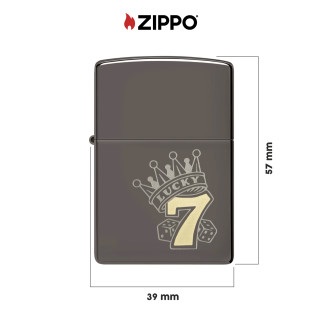 Accendino Zippo mod. 48913 Fantasia Lucky 7 Design