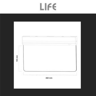 Life Segnaletica Uscita Emergenza Freccia in Giù mod. 39.LED0630SD