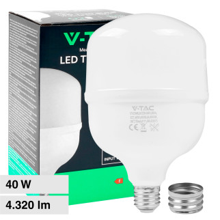 V-Tac VT-21040 Lampadina LED E27/E40 Hi-Power 40W T120 SMD