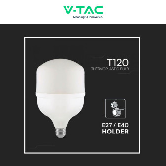 V-Tac VT-21040 Lampadina LED E27/E40 Hi-Power 40W T120 SMD