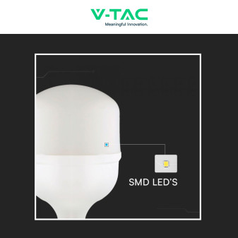 V-Tac VT-21050 Lampadina LED E27/E40 Hi-Power 50W Tubolare T140 SMD