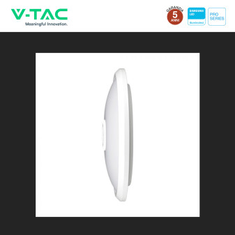 VT-13CCT Plafoniera 3in1 LED Rotonda 12W SMD Chip Samsung V-Tac Pro