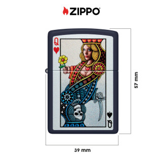 Accendino Zippo mod. 48723 Queen Design Antivento