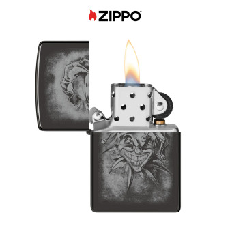 Accendino Zippo 48914 Clown Design Antivento Ricaricabile