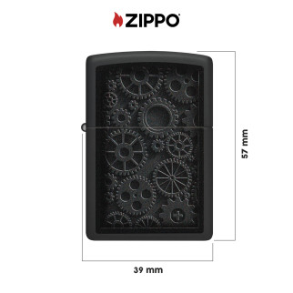 Accendino Zippo mod. 48999 Steampunk Design Ricaricabile