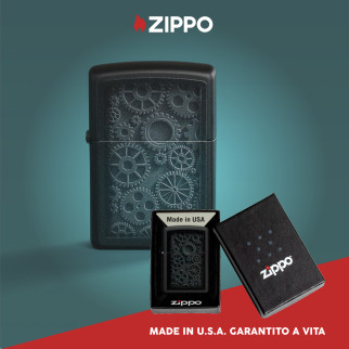Accendino Zippo mod. 48999 Steampunk Design Ricaricabile