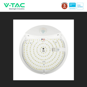 VT-81004 Plafoniera 3in1 LED Rotonda 15W SMD Chip Samsung V-Tac Pro