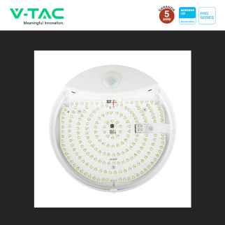 VT-81004 Plafoniera 3in1 LED Rotonda 15W SMD Chip Samsung V-Tac Pro