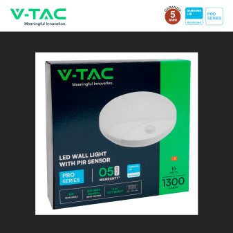 VT-81004 Plafoniera 3in1 LED Rotonda 15W SMD Chip Samsung V-Tac Pro