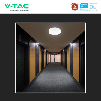 VT-81004 Plafoniera 3in1 LED Rotonda 15W SMD Chip Samsung V-Tac Pro