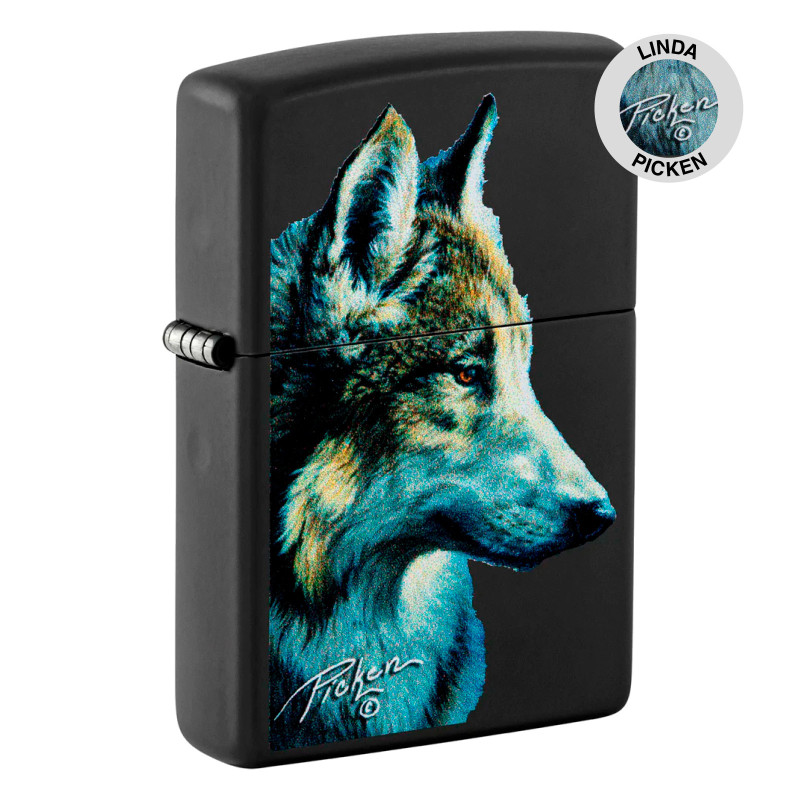 Accendino Zippo mod. 48598 Linda Picken Ricaricabile Antivento