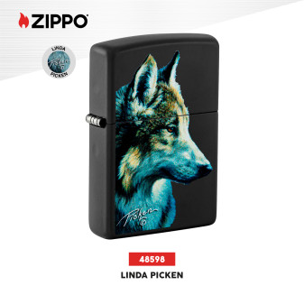 Accendino Zippo mod. 48598 Linda Picken Ricaricabile Antivento