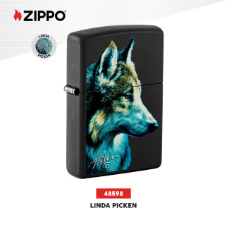 Accendino Zippo mod. 48598 Linda Picken Ricaricabile Antivento