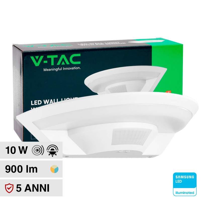 VT-81005 Plafoniera LED Mezza Luna 10W SMD Chip Samsung V-Tac