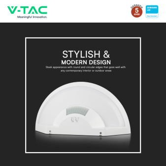 VT-81005 Plafoniera LED Mezza Luna 10W SMD Chip Samsung V-Tac