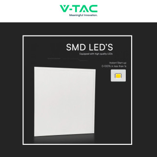 VT-60025 Pannello LED SMD Quadrato 60x60 25W da Incasso con Driver