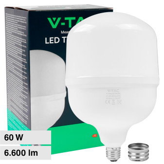 V-Tac VT-21065 Lampadina LED E27 Hi-Power 60W Tubolare T160 SMD