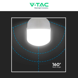 V-Tac VT-21065 Lampadina LED E27 Hi-Power 60W Tubolare T160 SMD