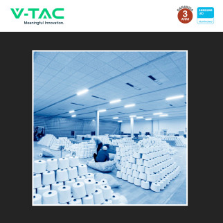 VT-12035 Tubo LED Plafoniera GT Series 36W SMD Linkabile IP65 V-Tac