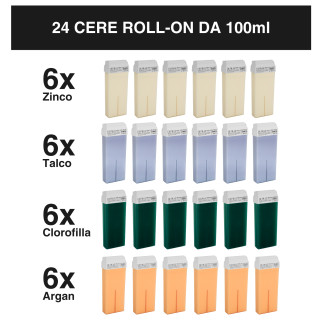 Kit Depilia Scaldacera Elettrico Depilwax Super Plus + 24 Ricariche