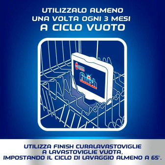 Finish Curalavastoviglie Sgrassante al Limone 10 Flaconi da 250ml