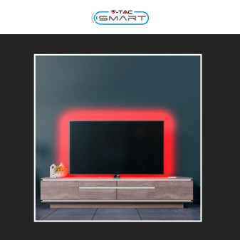 VT-5050 Striscia LED 15W Flessibile RGB+W IP65 12V 5m V-Tac