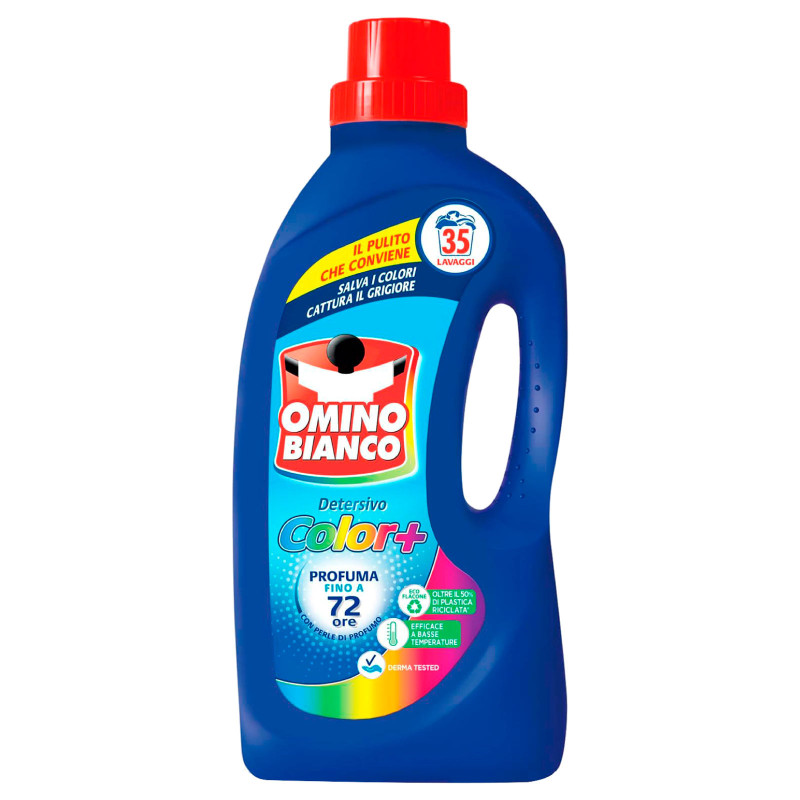 Detersivo Liquido 35 Lavaggi Color+ Omino Bianco