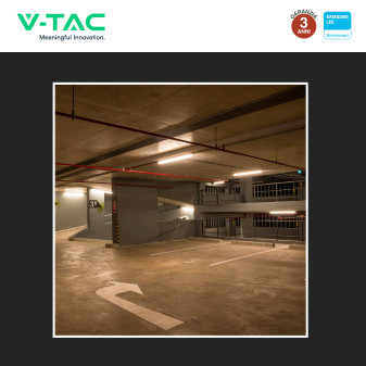 VT-6076S Tubo LED Plafoniera 18W SMD Linkabile IP65 V-Tac