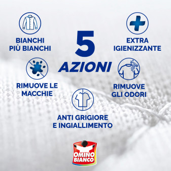 Additivo Bianco Vivo 10 Caspule Azione Sbiancante Omino Bianco