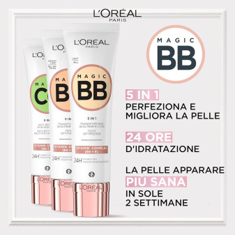 Magic BB Cream 5in1 Idratante Colore Medio Chiaro L'Oréal Paris