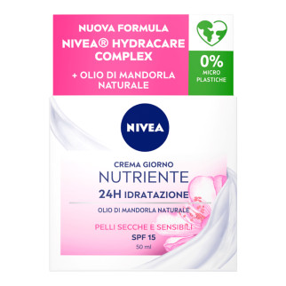 Crema Giorno Nutriente Idratante SPF 15 Pelli Secche e Sensibili Nivea